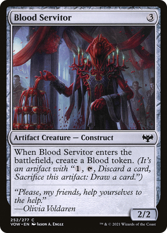 {C} Blood Servitor [Innistrad: Crimson Vow][VOW 252]
