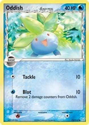 [PKM] Oddish (73/110) (Delta Species) (Stamped) [EX: Holon Phantoms]