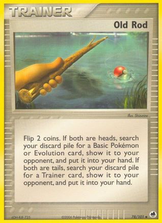 [PKM] Old Rod (78/101) (Stamped) [EX: Dragon Frontiers]