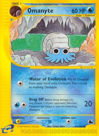 [PKM] Omanyte (41/144) [Skyridge]