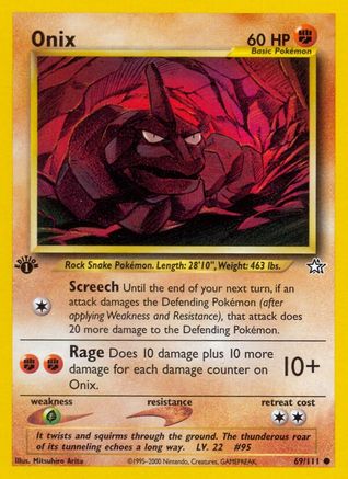 [PKM] Onix (69/111) [Neo Genesis 1st Edition]