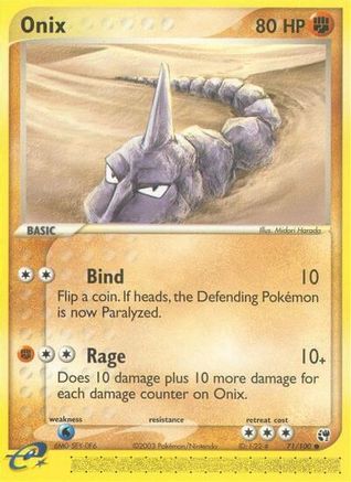 [PKM] Onix (71/100) [EX: Sandstorm]