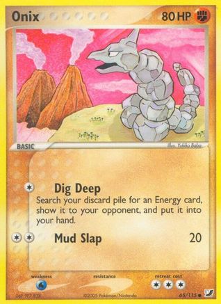 [PKM-C] Onix (65/115) (Stamped) [EX: Unseen Forces]