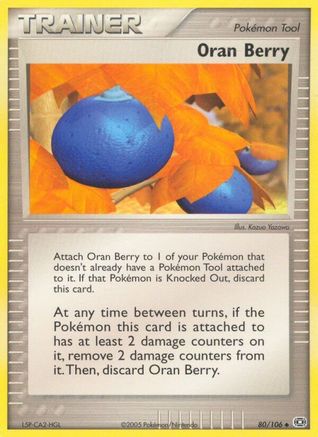 [TR] Oran Berry (80/106) (Stamped) [EX: Emerald]