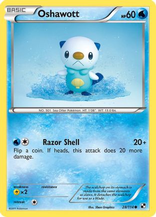 [PKM] Oshawott (28/114) [Black & White: Base Set]