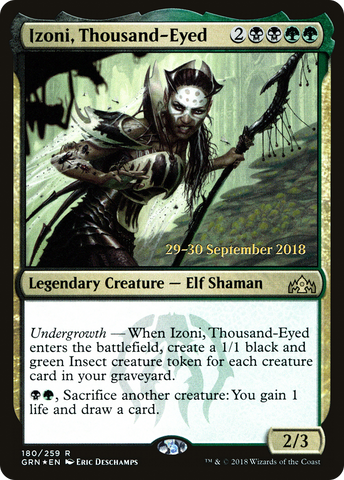 {R} Izoni, Thousand-Eyed [Guilds of Ravnica Prerelease Promos][PR GRN 180]