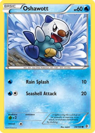 [PKM] Oshawott (39/149) [Black & White: Boundaries Crossed]