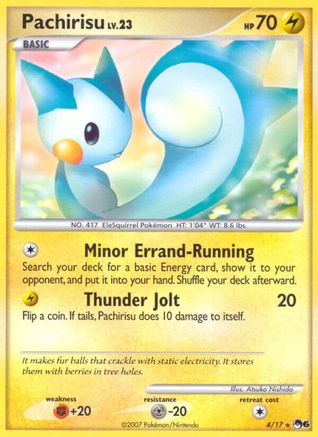 [PKM-R] Pachirisu (4/17) [POP Series 6]