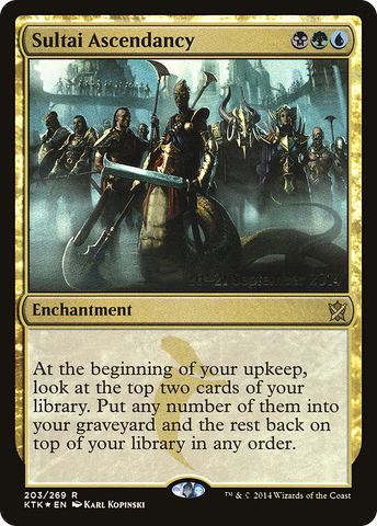 {R} Sultai Ascendancy [Khans of Tarkir Prerelease Promos][PR KTK 203]