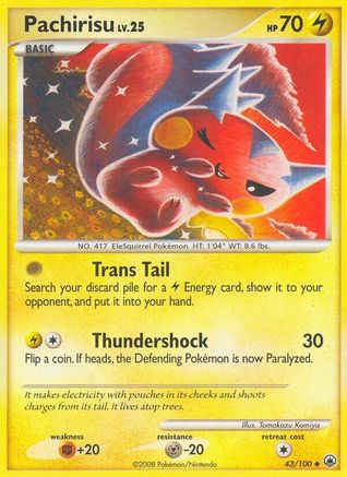 [PKM] Pachirisu (43/100) [Diamond & Pearl: Majestic Dawn]