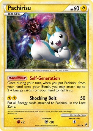 [PKM] Pachirisu (18/95) [HeartGold & SoulSilver: Call of Legends]