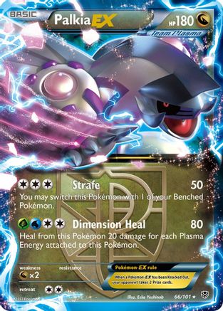[PKM] Palkia EX (66/101) [Black & White: Plasma Blast]
