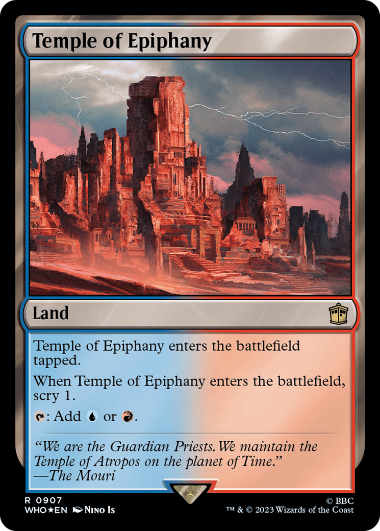 {R} Temple of Epiphany (Surge Foil) [Doctor Who][WHO 907]