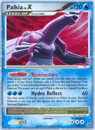 [PKM] Palkia LV.X (106/106) [Diamond & Pearl: Great Encounters]