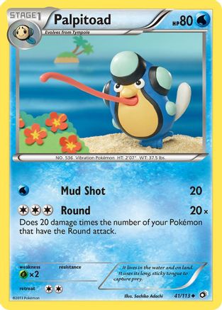 [PKM] Palpitoad (41/113) [Black & White: Legendary Treasures]