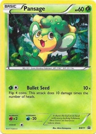 [PKM] Pansage (BW11) [Black & White: Black Star Promos]