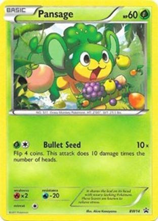 [PKM] Pansage (BW14) [Black & White: Black Star Promos]