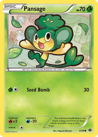 [PKM-C] Pansage (6/99) [Black & White: Next Destinies]