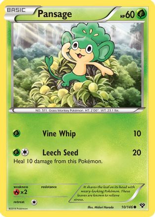 [PKM] Pansage (10/146) [XY: Base Set]