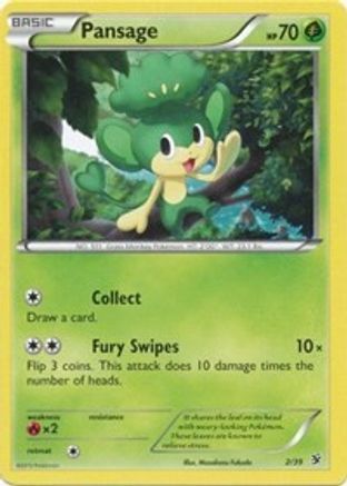[PKM] Pansage (2/39) [XY: Kalos Starter Set]