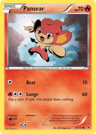 [PKM] Pansear (16/101) [Black & White: Noble Victories]