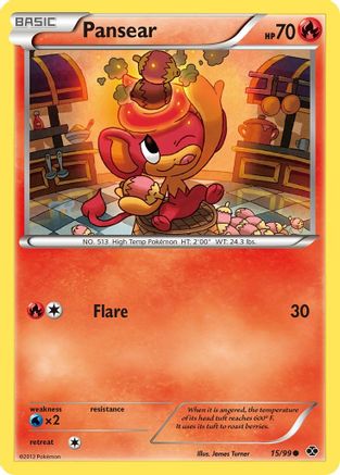 [PKM] Pansear (15/99) [Black & White: Next Destinies]