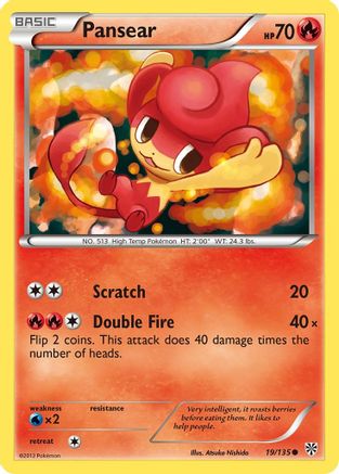 [PKM] Pansear (19/135) [Black & White: Plasma Storm]