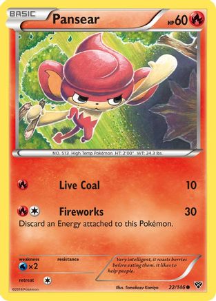 [PKM] Pansear (22/146) [XY: Base Set]