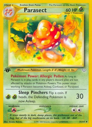 [PKM] Parasect (35/64) [Neo Revelation 1st Edition]