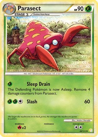 [PKM] Parasect (48/123) [HeartGold & SoulSilver: Base Set]