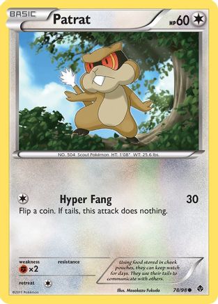 [PKM] Patrat (78/98) [Black & White: Emerging Powers]
