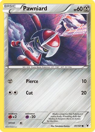 [PKM] Pawniard (81/101) [Black & White: Noble Victories]