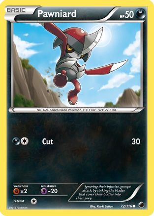 [PKM] Pawniard (72/116) [Black & White: Plasma Freeze]