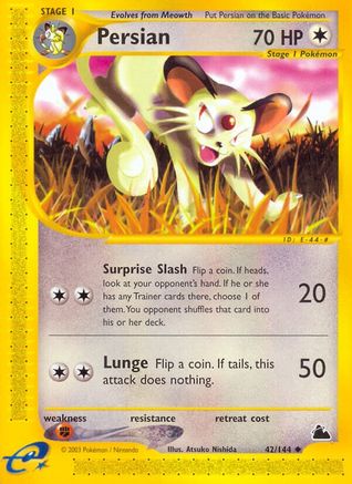 [PKM] Persian (42/144) [Skyridge]