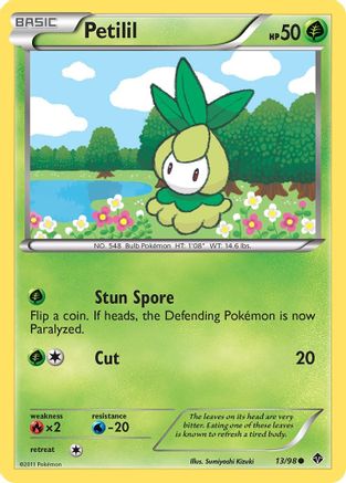 [PKM] Petilil (13/98) [Black & White: Emerging Powers]