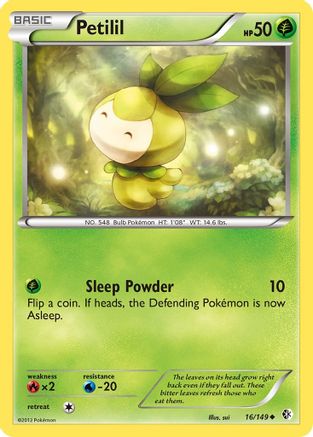 [PKM] Petilil (16/149) [Black & White: Boundaries Crossed]