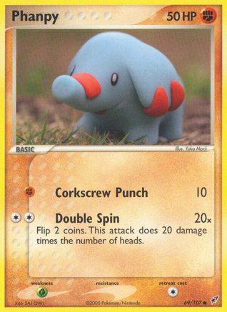 [PKM-C] Phanpy (69/107) (Stamped) [EX: Deoxys]