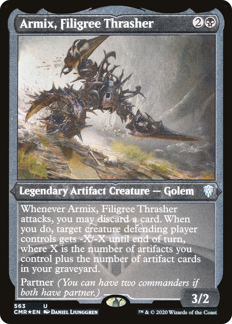 {C} Armix, Filigree Thrasher (Etched) [Commander Legends][CMR 563]