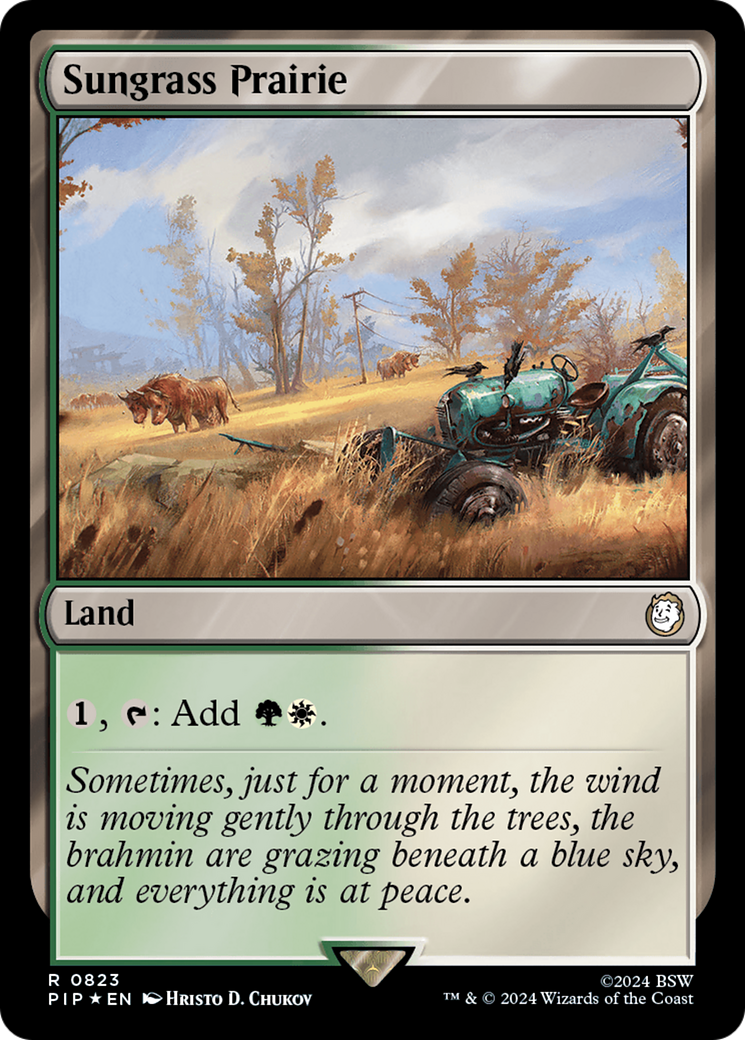 {R} Sungrass Prairie (Surge Foil) [Fallout][PIP 823]