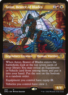 {R} Astor, Bearer of Blades (Showcase) [Dominaria United][DMU 293]