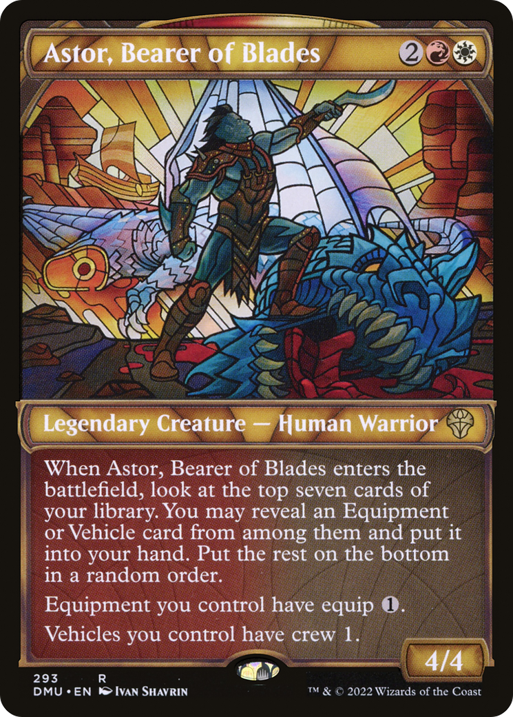 {R} Astor, Bearer of Blades (Showcase) [Dominaria United][DMU 293]
