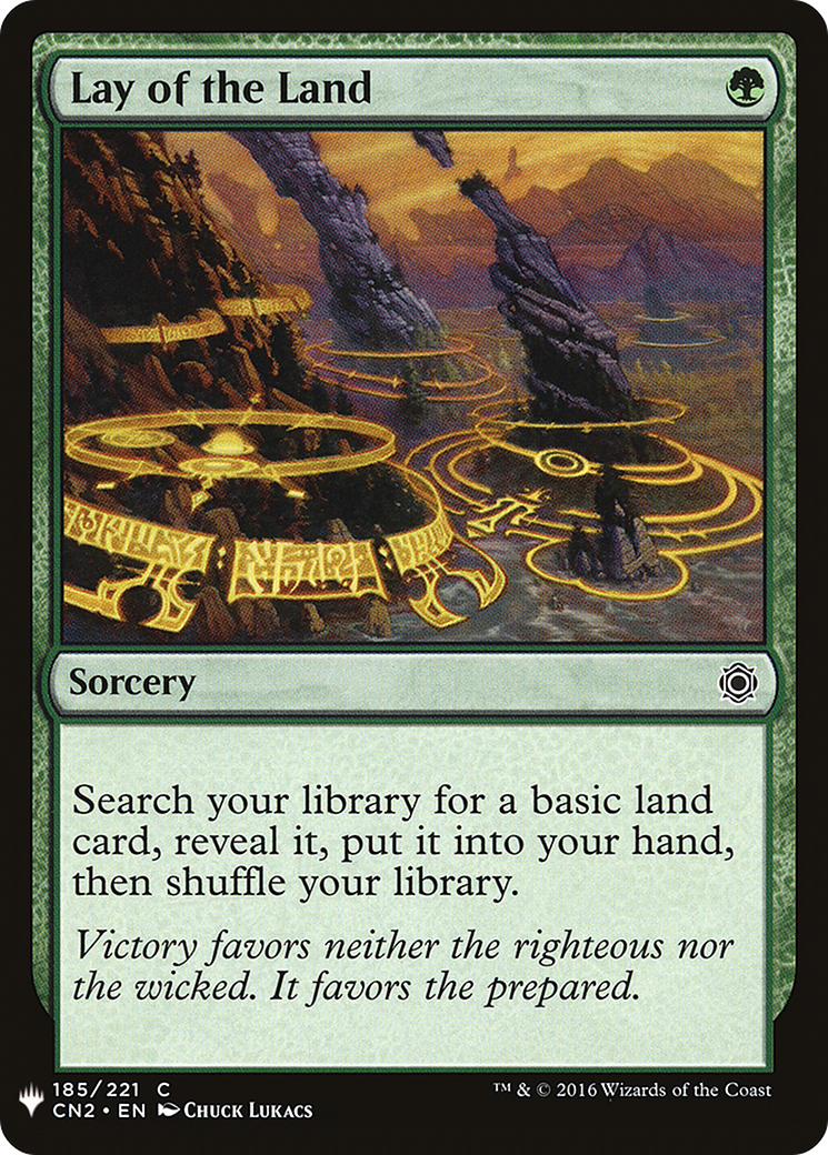 {C} Lay of the Land [Mystery Booster][LS CN2 185]