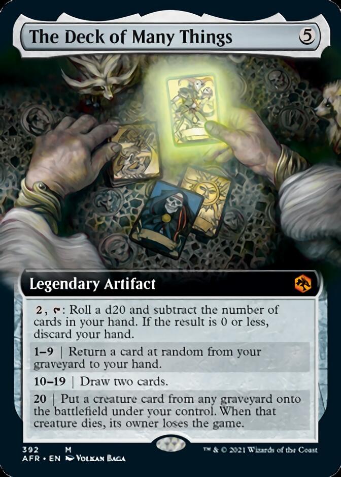 {R} The Deck of Many Things (Extended Art) [Dungeons & Dragons: Adventures in the Forgotten Realms][AFR 392]