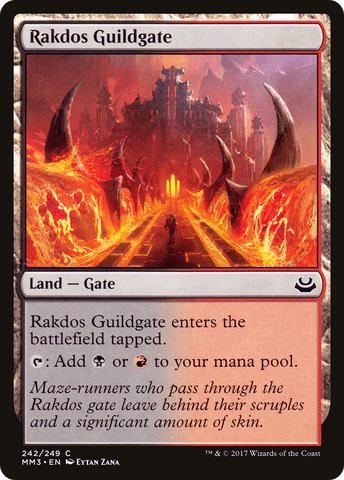 {C} Rakdos Guildgate [Modern Masters 2017][MM3 242]