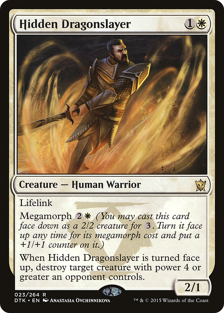 {R} Hidden Dragonslayer [Dragons of Tarkir][DTK 023] - Misty Mountain Games