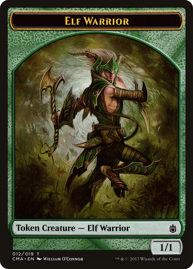 {T} Elf Warrior Token [Commander Anthology Tokens][TCMA 012]