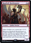 {R} Rundvelt Hordemaster [Dominaria United Prerelease Promos][PR DMU 142]