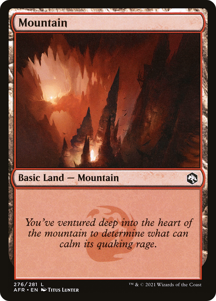 {B}[AFR 276] Mountain (276) [Dungeons & Dragons: Adventures in the Forgotten Realms]