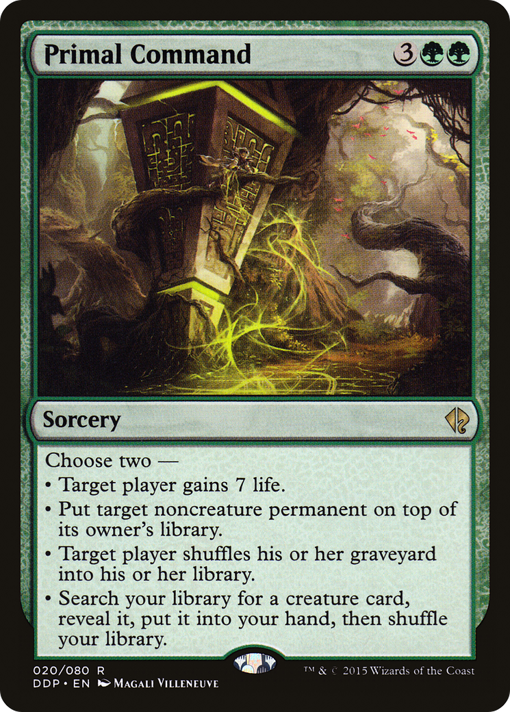 {R} Primal Command [Duel Decks: Zendikar vs. Eldrazi][DDP 020]