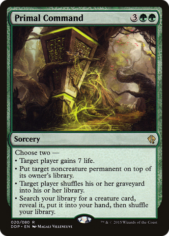 {R} Primal Command [Duel Decks: Zendikar vs. Eldrazi][DDP 020]